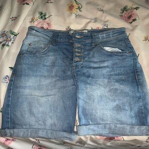 Denim shorts